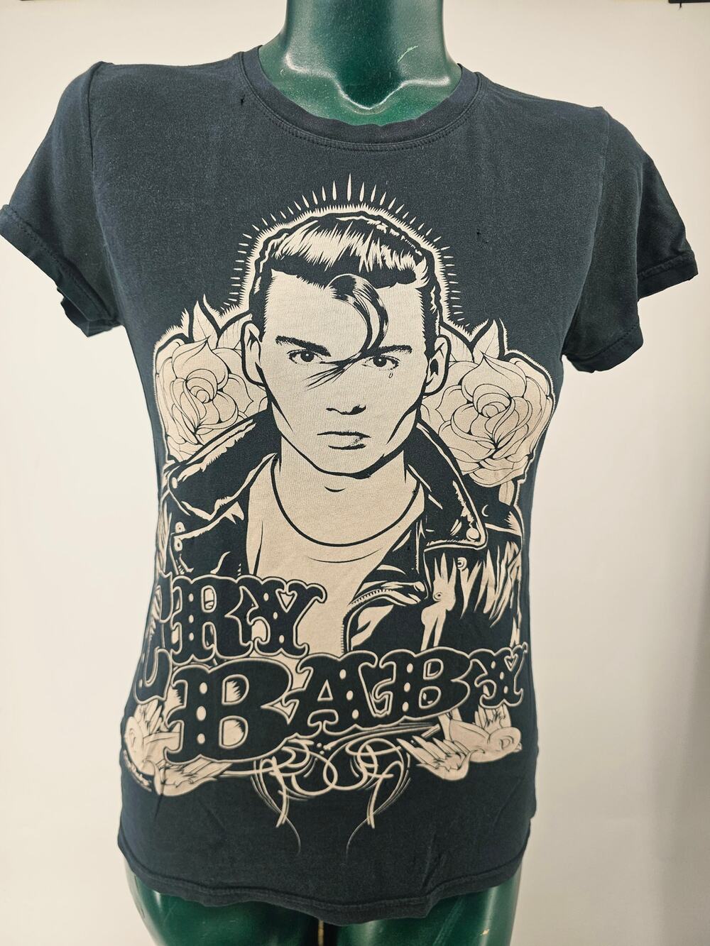 Vintage Cry Baby Johnny Depp Universal Studios T Shirt Promo Y2K Women's M 4186